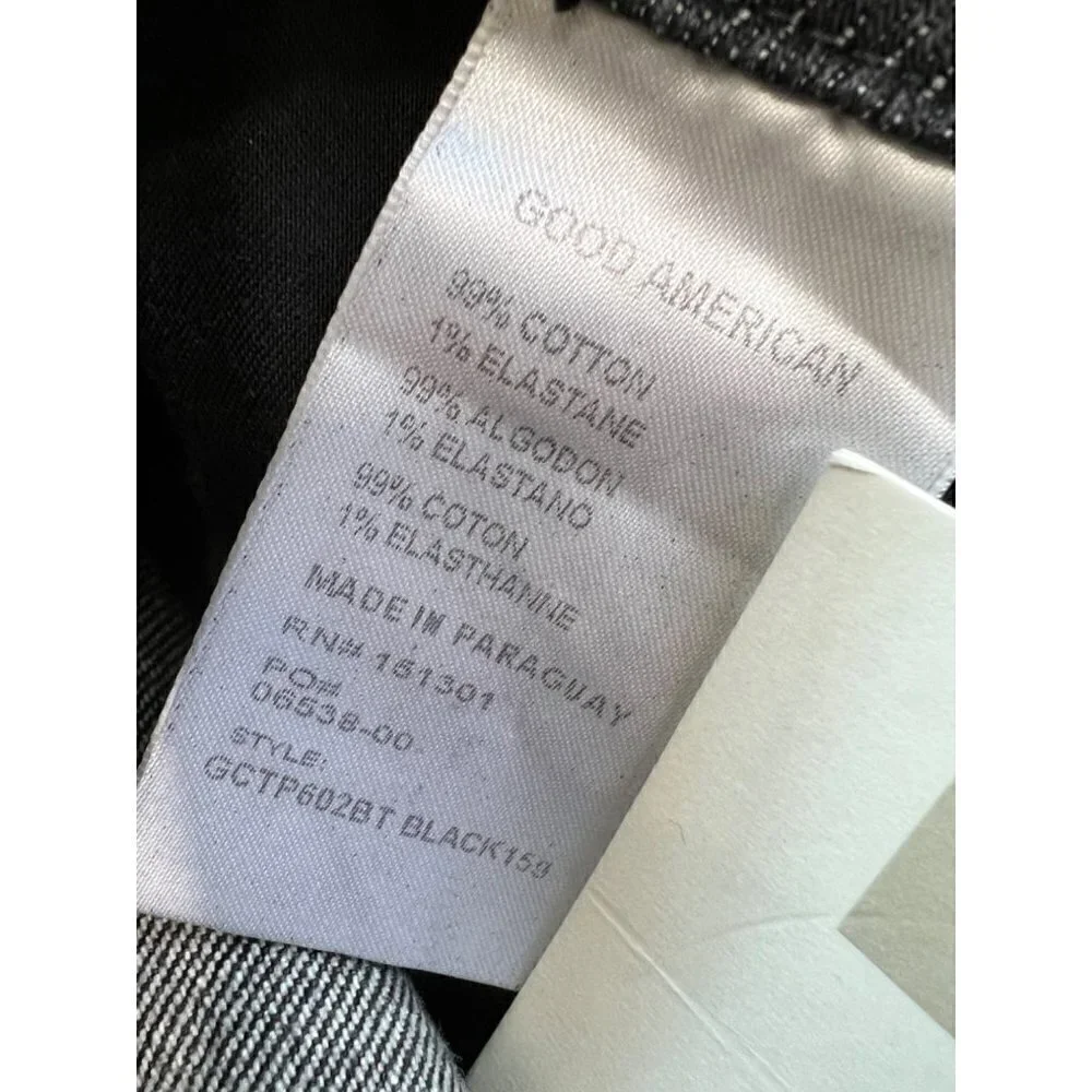 NWT Good American Size 6/28 Good Classic High Waist Ankle Slim Jeans